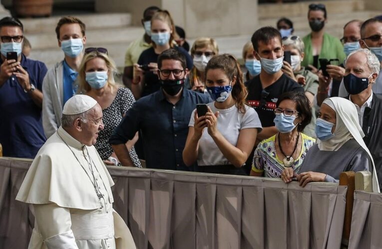 El papa tuvo su primera audiencia pública desde marzo