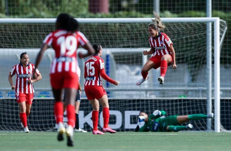 Deyna anota su primer gol con el Atlético
