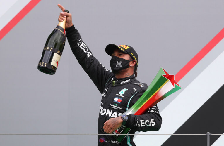 Hamilton rompe récord de triunfos de Schumacher