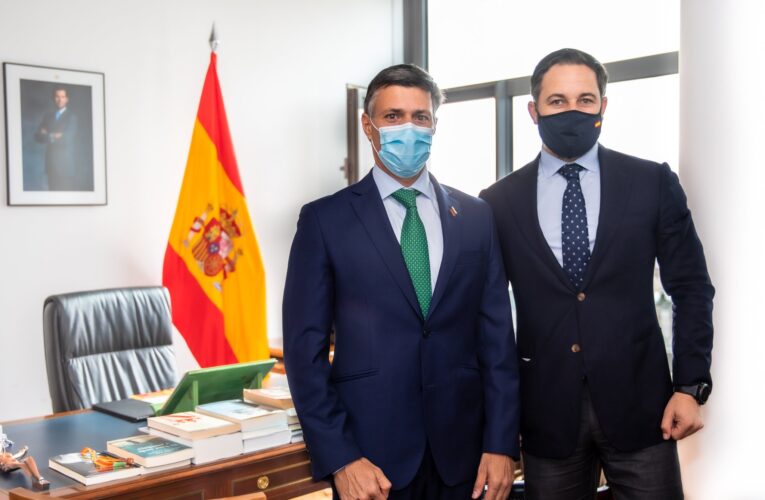 Leopoldo López se reunió con Santiago Abascal
