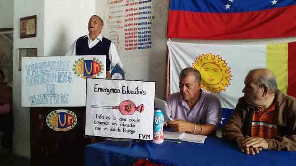 Cornelio Santana: Los docentes estadales están desasistidos