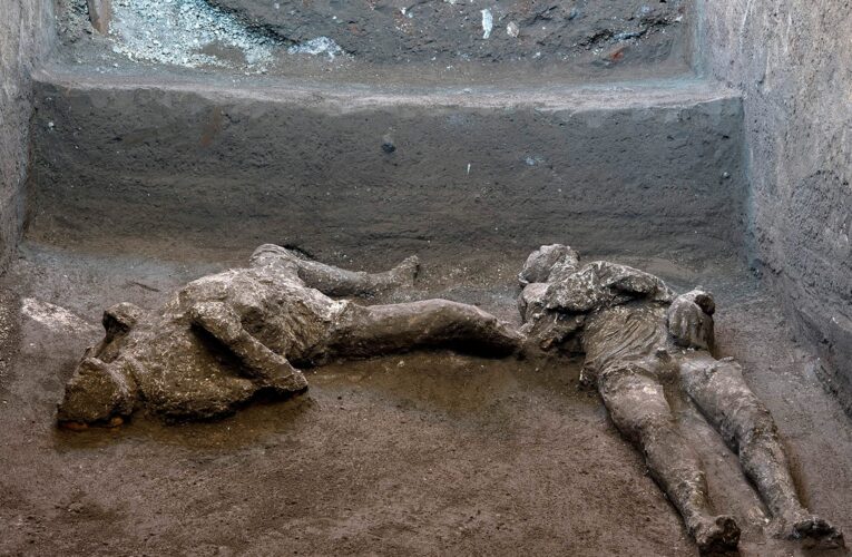 Hallan en Pompeya dos víctimas de la erupción del año 79