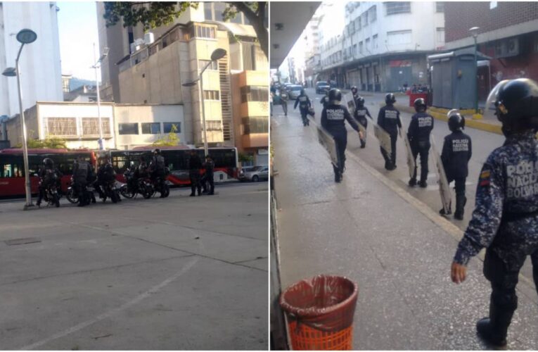 Policía impide instalación de un centro en Caracas y desaloja 7 en Cagua