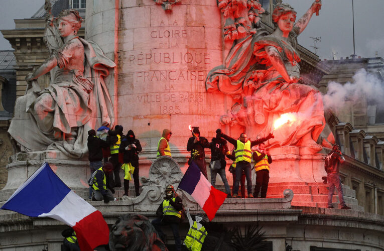 95 detenidos y 67 policías heridos en protestas en Francia