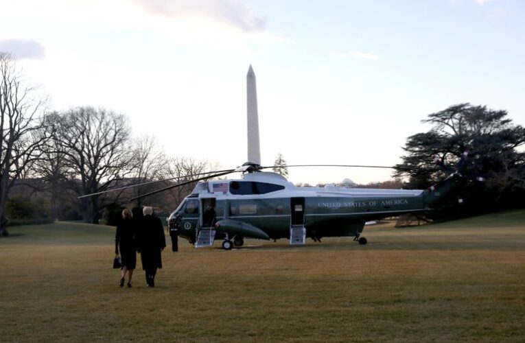 Trump dejó la Casa Blanca: Vamos a volver