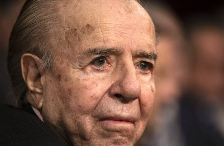 Murió el expresidente argentino Carlos Menem