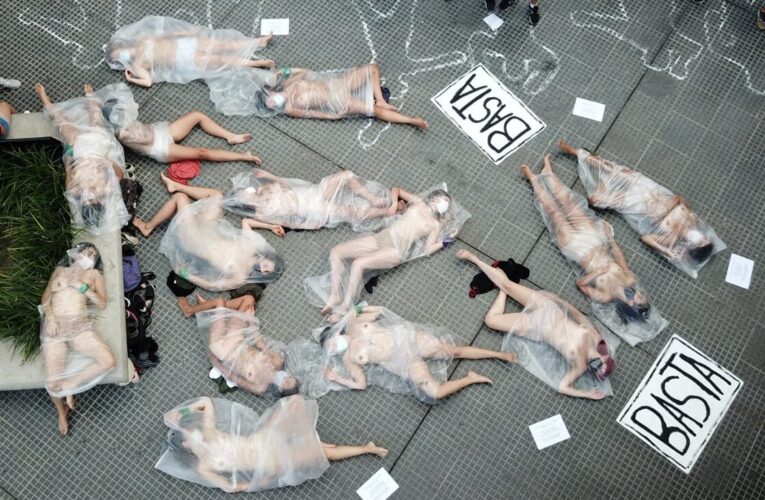Protestan en Argentina contra el femicidio de Úrsula Bahillo