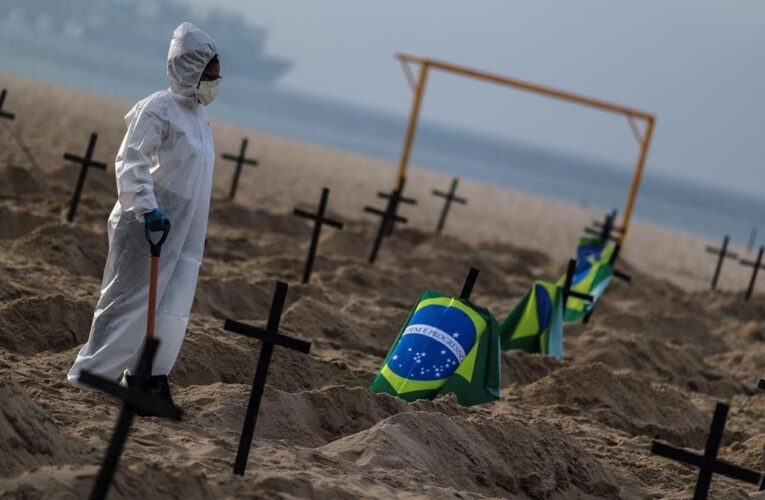 Brasil rompe récord de muertes covid por segundo día consecutivo