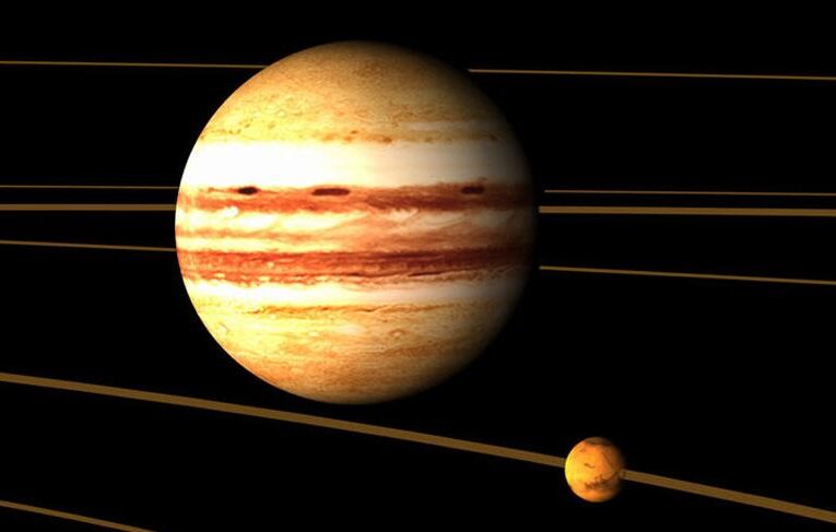 En marzo se producirá la conjución de Júpiter-Mercurio