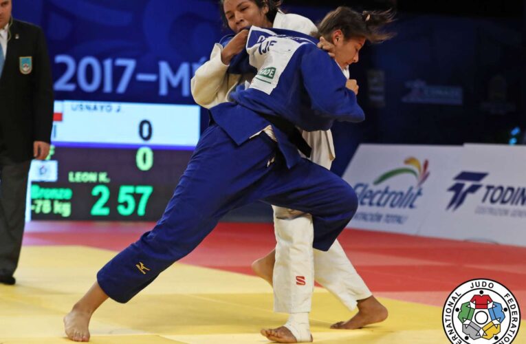 Karen León destacó en el judo de Uzbekistán