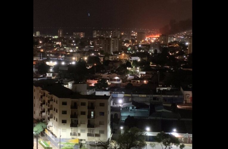 Quema masiva de basura causó alarma en Maracaibo