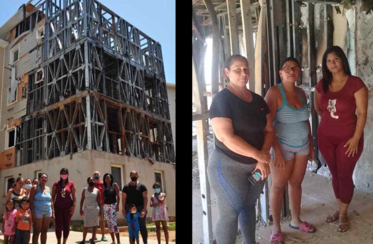 12 familias de Hugo Chávez esperan por reparación de torre C7