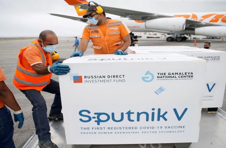 Llegaron 80.000 dosis de Sputnik V