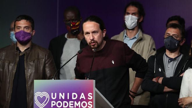 Pablo Iglesias renuncia tras derrota de Podemos