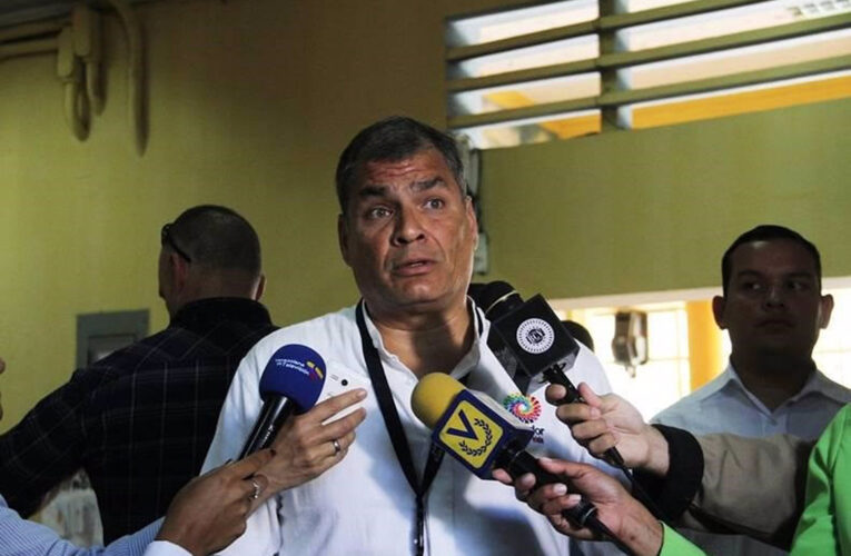 Rafael Correa llegó a Venezuela