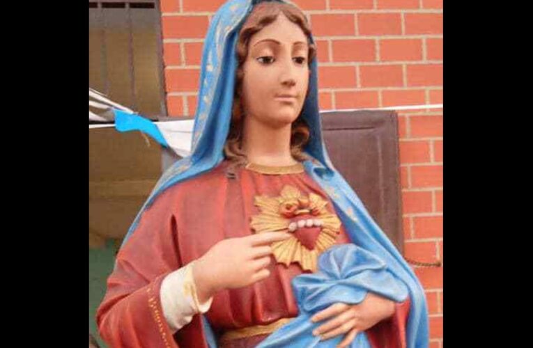 Inicia recorrido del Inmaculado Corazón de María en el marco de sus fiestas