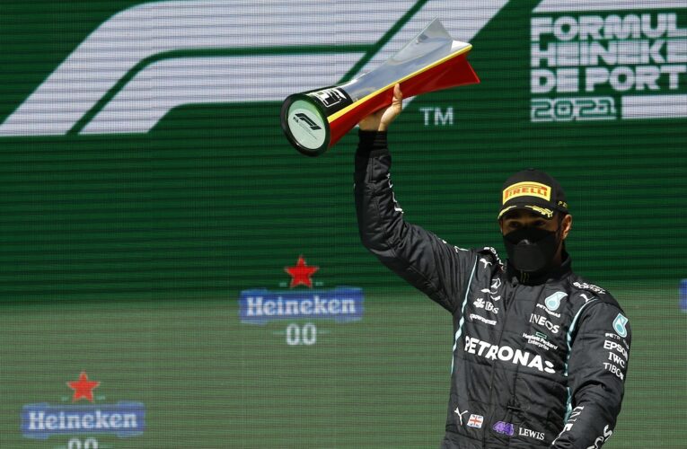 Hamilton gana en Portugal y amplía su liderato en F1