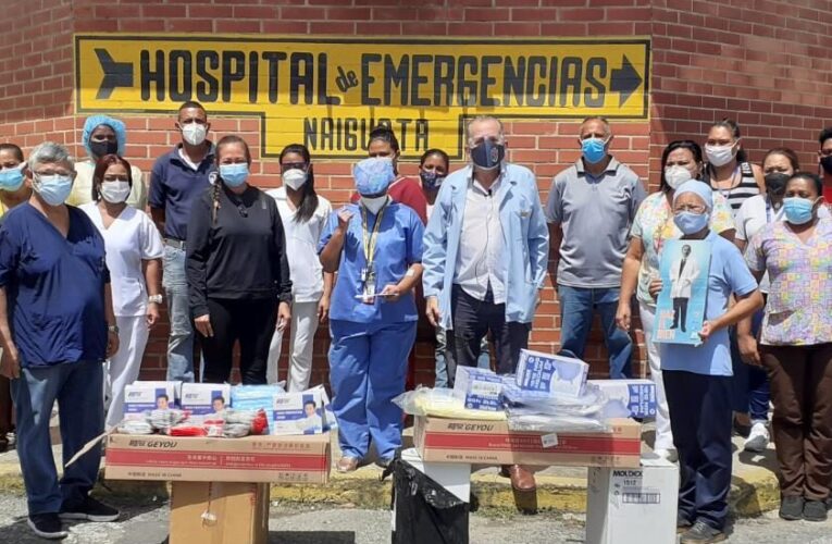 Médicos Unidos Venezuela entregó material de protección en Naiguatá