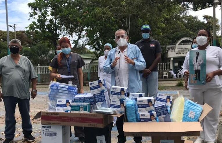 Médicos Unidos entregó material de bioseguridad en La Costa
