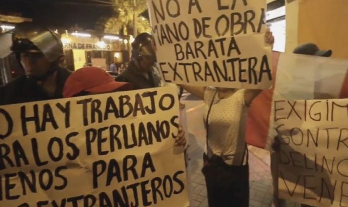 Refugiados venezolanos en Perú denuncian campaña xenófoba
