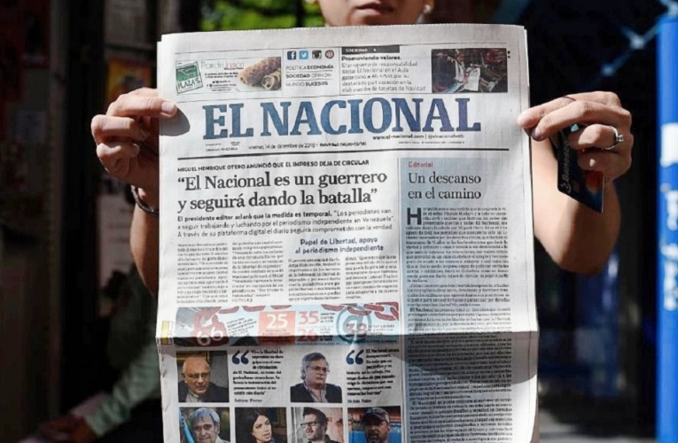 El Nacional anuncia regreso de edición impresa