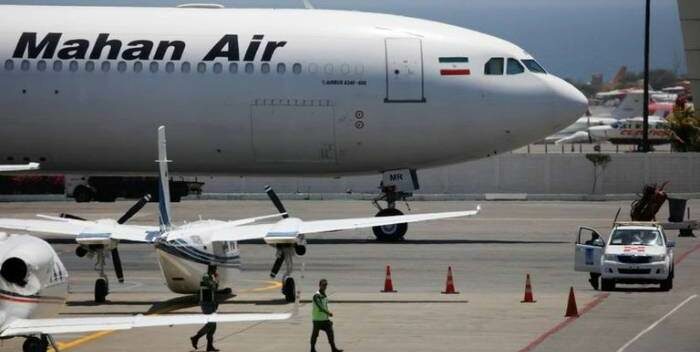Aterrizó avión iraní sancionado por EEUU