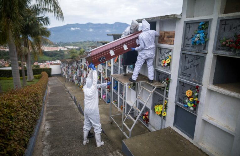 Récord de muertes diarias en Colombia