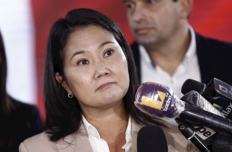 Fujimori afirma que la “izquierda internacional” está detrás del “fraude”