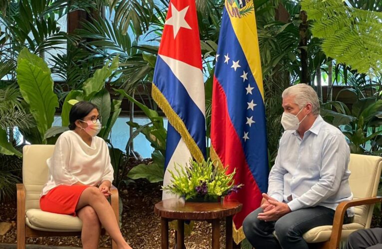 Vicepresidenta expresó en La Habana su apoyo al gobierno cubano