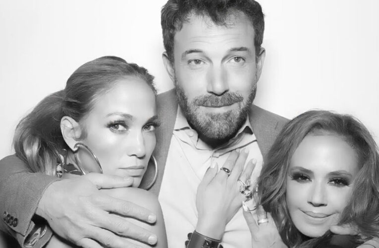 J-Lo y Ben Affleck se retratan juntos