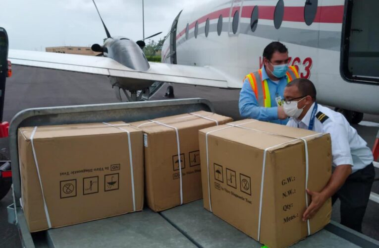 Venezuela envió 5.000 pruebas diagnósticas de covid a Dominica