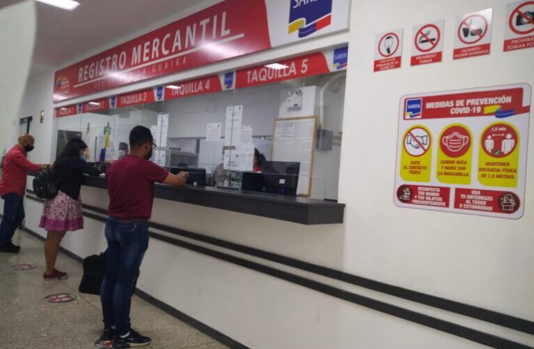 Registro Mercantil de La Guaira atiende 30 personas on line en semana flexible