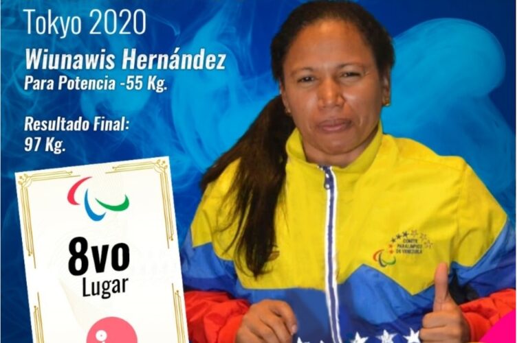 Wuinawis Hernández logró diploma paralímpico