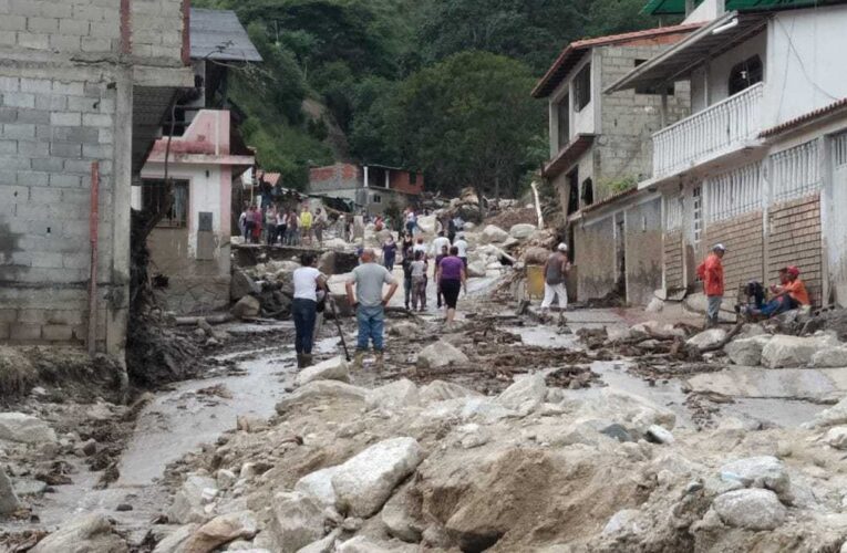 Mérida: Reabren paso hacia Tovar y la Iglesia activa planes para canalizar donaciones