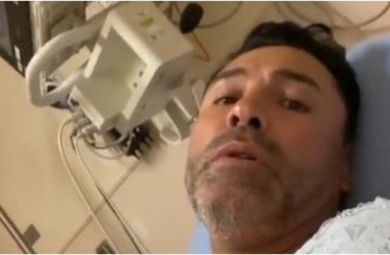 Óscar de la Hoya hospitalizado por covid