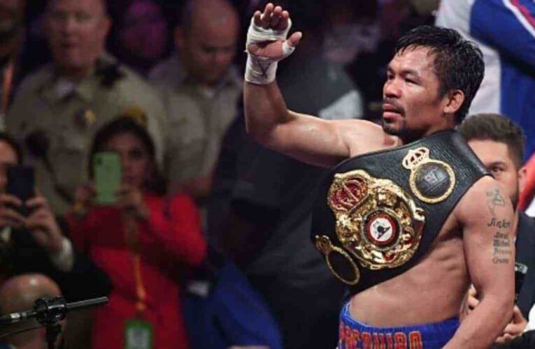 Pacquiao se retira: «Mi tiempo en el boxeo se ha acabado»
