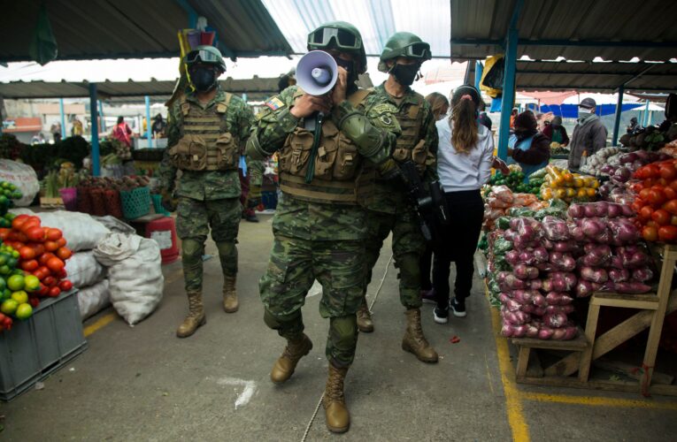 Estado de excepción en Ecuador por aumento de la criminalidad