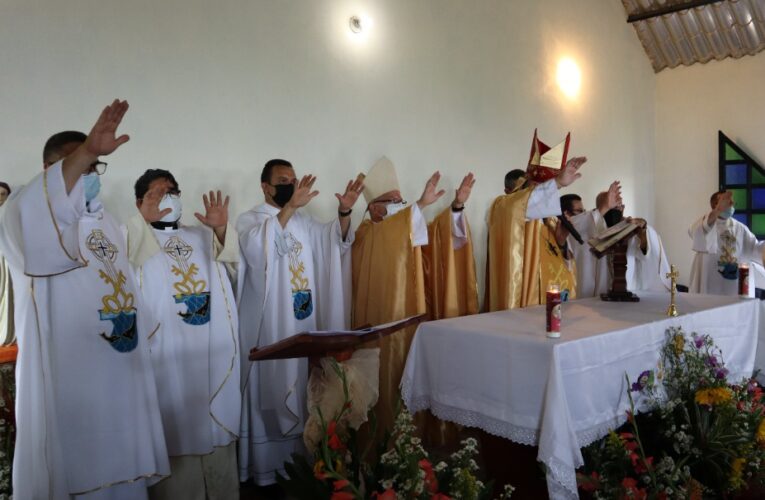 Obispo Biord inauguró el templo San Rafael Arcángel en Aguacatal
