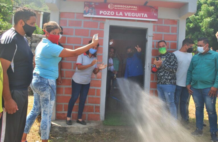 Alcaldía habilita pozo de extracción de agua en La Veguita