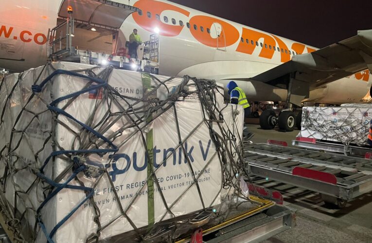 Llegan otras 822.000 dosis de la Sputnik V