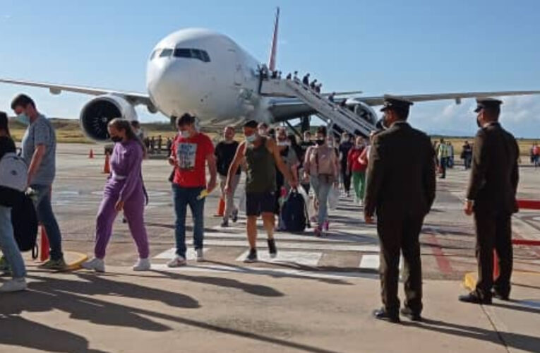 Arribó a Margarita séptimo vuelo con 430 turistas rusos