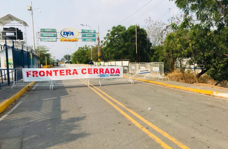 Cerrada hasta el lunes la frontera con Colombia