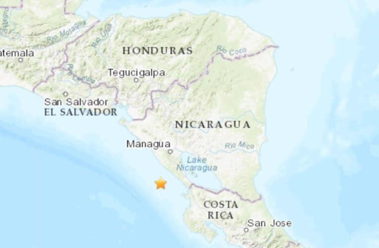 3 sismos de gran magnitud en Nicaragua en menos de 8 horas