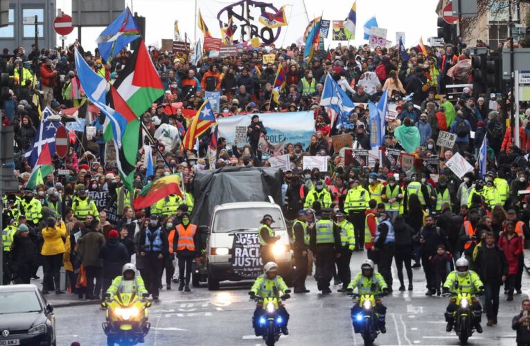 COP26: Gran manifestación en Glasgow pide «justicia climática»