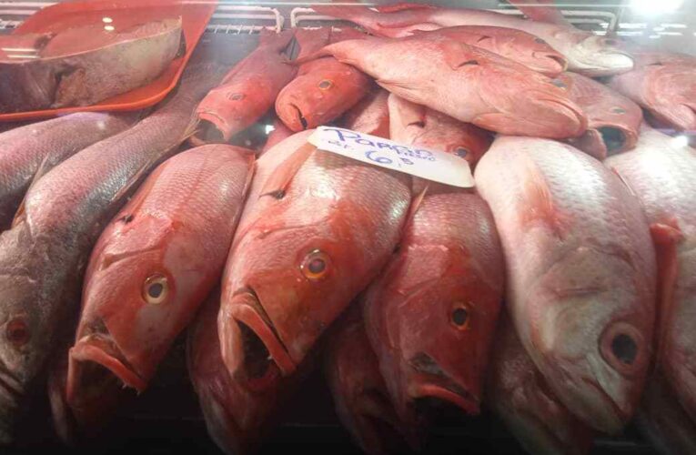 De infarto precios de mariscos y pescados en El Mosquero