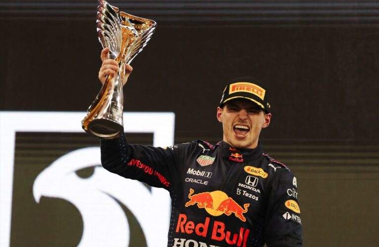 Verstappen se coronó campeón de la Fórmula 1