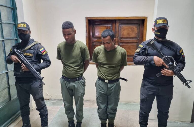 Detenidos 2 efectivos del Plan República presuntamente drogados