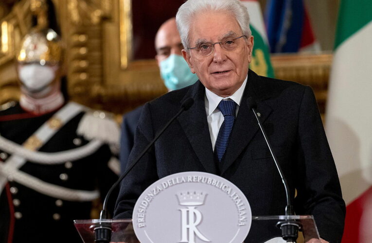 Reeligen como presidente de Italia a Sergio Mattarella