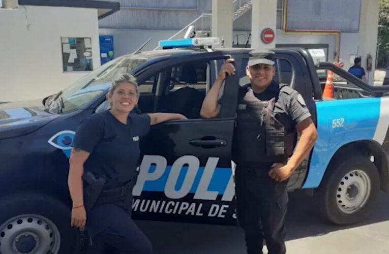 Dos policías le salvaron la vida a una bebé en Argentina