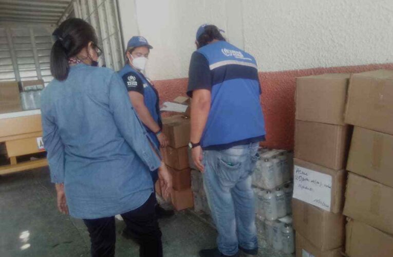 Acnur entregó donativos al Hospital de Emergencias Naiguatá